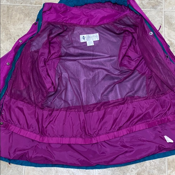 Columbia vintage 90s blue, pink, purple ski jacket - Picture 13 of 14